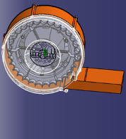 Chargeur tambour — assemblage complet